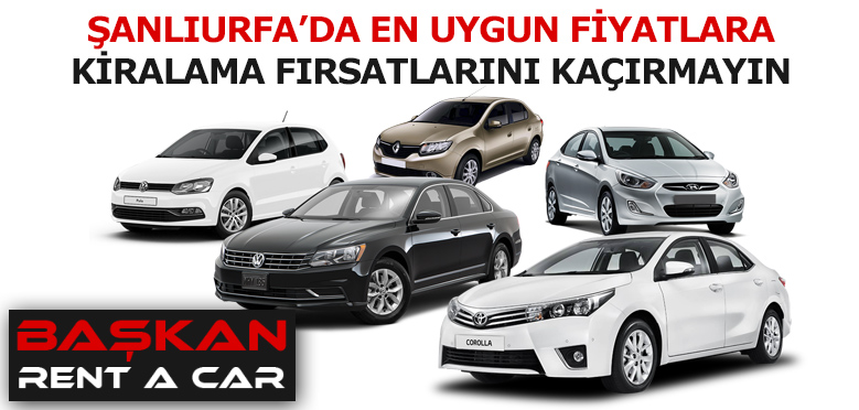 şanlırufa oto kiralama